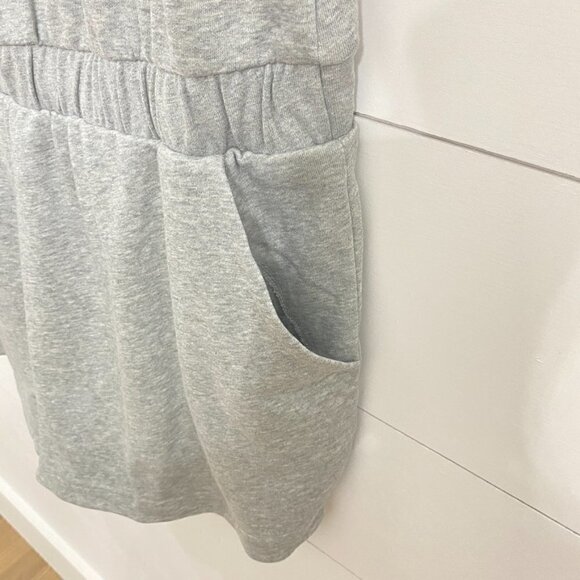 Nike Sportswear Plus Size Heather Gray Sweat Shorts Romper w/Pockets Size 2X NWT - Picture 5 of 12